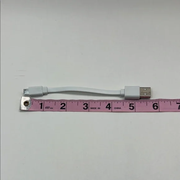 White USB to Micro USB Cable