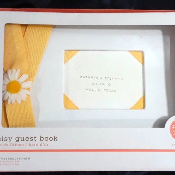 Daisy Guess Book by Martha Stewart