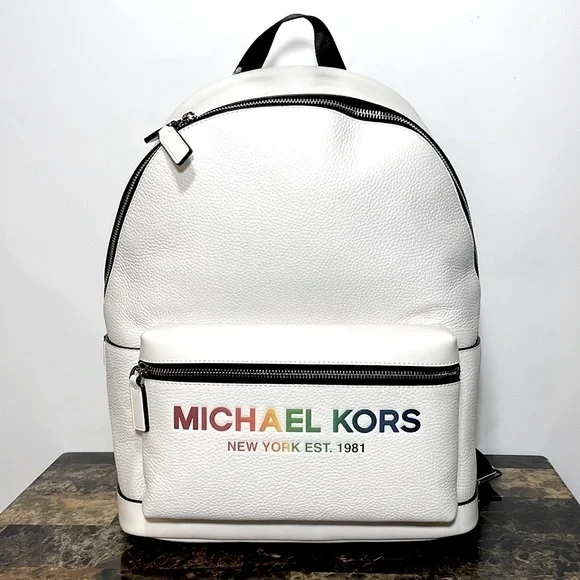 MICHAEL KORS 🌈 MENS Cooper pride pebble leather Backpack