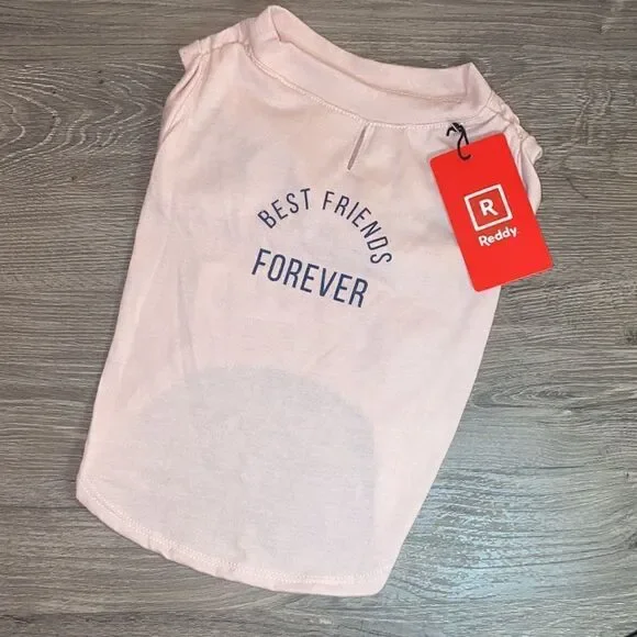🎈Baby Pink BEST FRIENDS FOREVER Dog T-Shirt