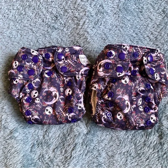 Newborn pocket cloth diaper set