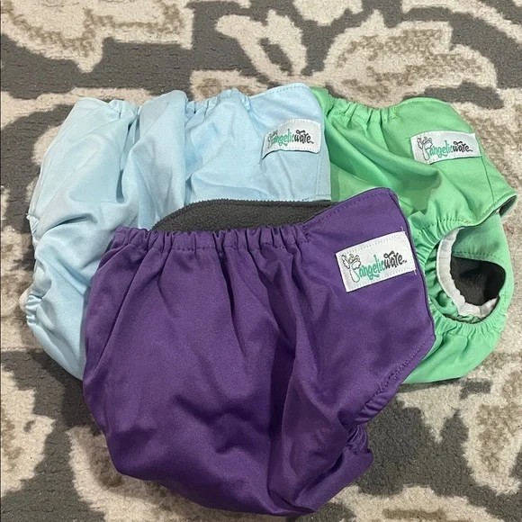 Angelicware Set of 3 Cloth Diapers Bundle