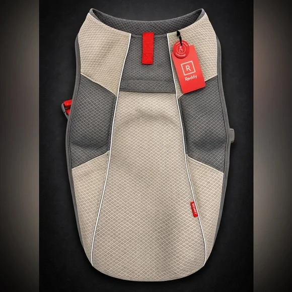 Reddy Dog Cooling Dog Vest Gray Red