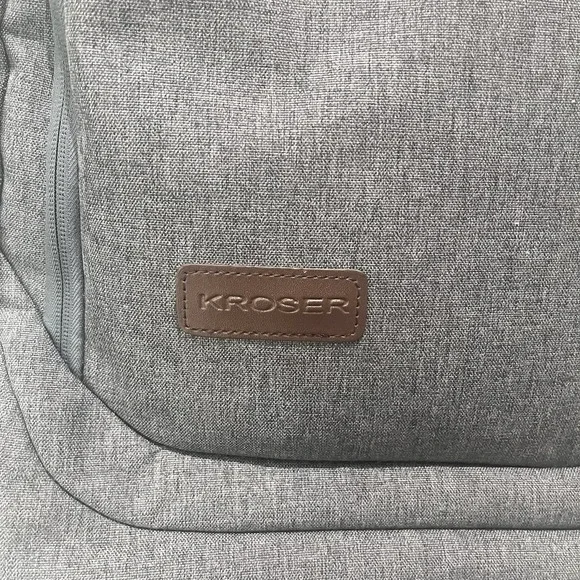 KROSER 17.3 inch‎ Laptop iPad Backpack Gray Padded Back Travel Charging Port