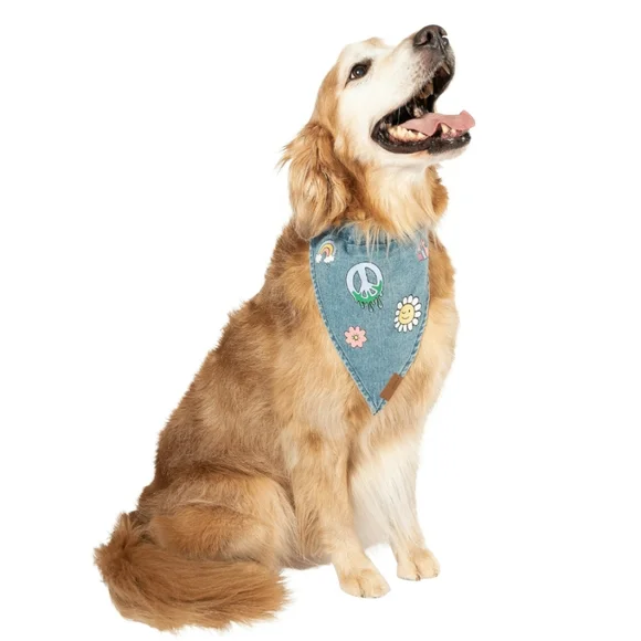 NWT Justice Dog Denim Bandana