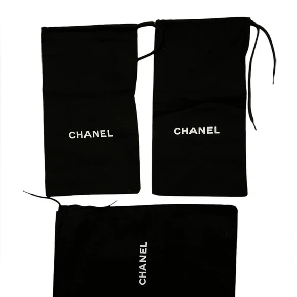 CHANEL storage dust bags, Authenticate 12.5”x7”