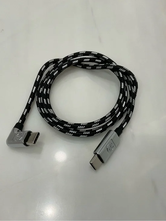 VW USB-C to USB-C Braided Charging Cable - 29” long - BLACK - R60