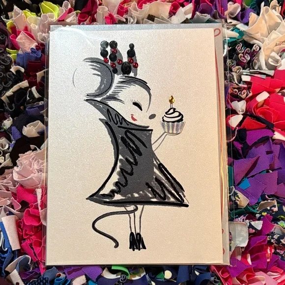 🆕American Greetings-Papyrus ‘Disney’ “Fashion Minnie” Birthday Card