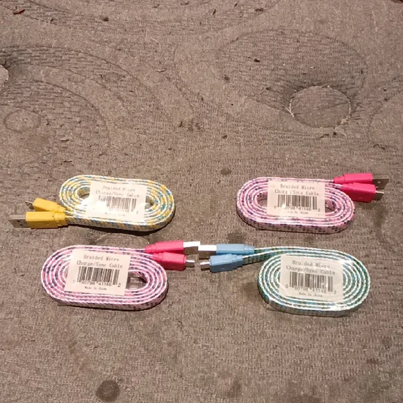 Colorful USB Charging Cables Set