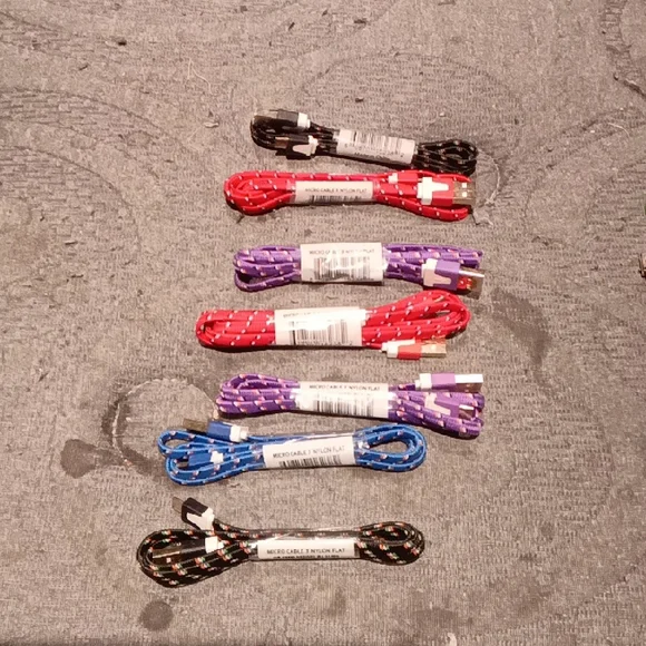 Colorful USB Charging Cables Set