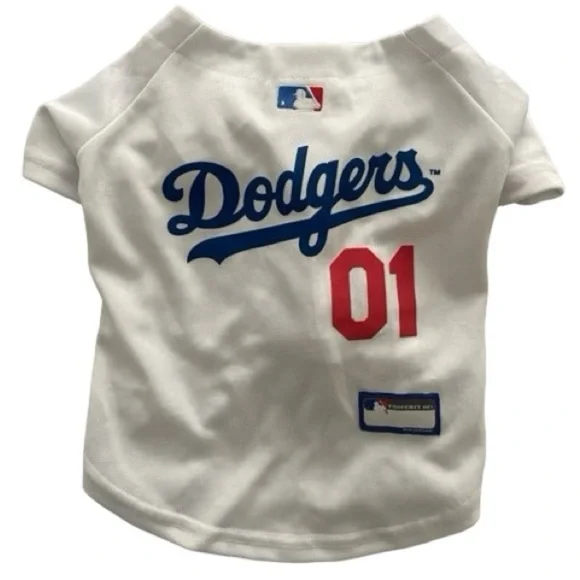 LA Los Angeles Dodgers Baseball Dog Jersey Outfit Small