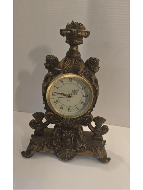 Beautiful Pier One Cherob Clock heavy
