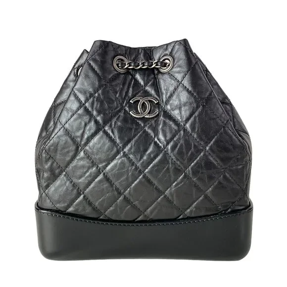 Chanel Gabrielle de Chanel Backpack A94485 Aged Calfskin Calf Skin