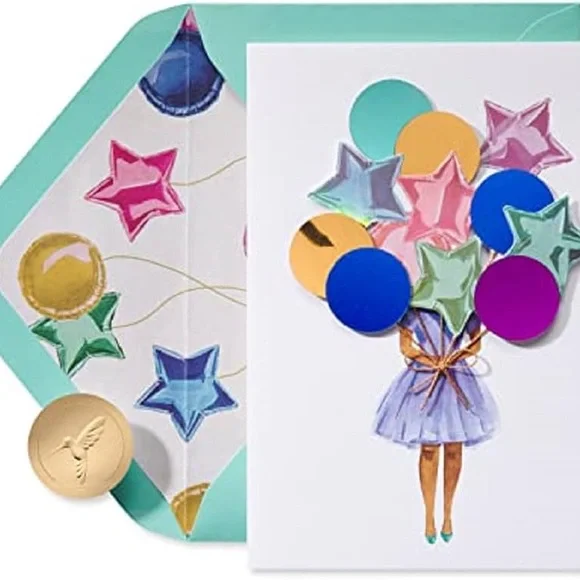 🆕Papyrus Feminine 3D Birthday Card