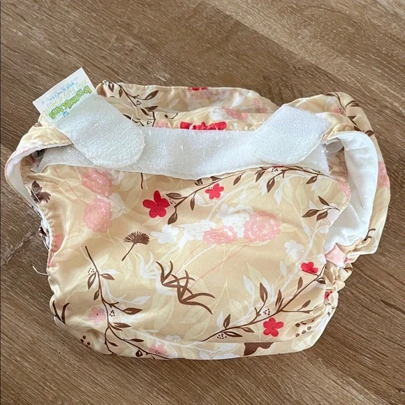 Bumkins Floral Diaper with Attached Cover