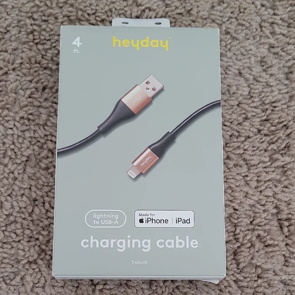 Heyday 4 Ft. Lightning to USB-A Cable