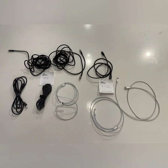 8 Charging Cords Lightning to USB C