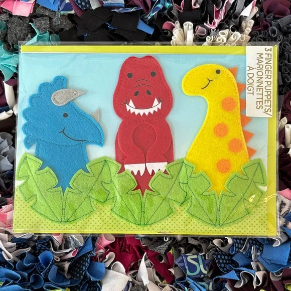 🆕Papyrus Kids Finger Puppet Birthday Card