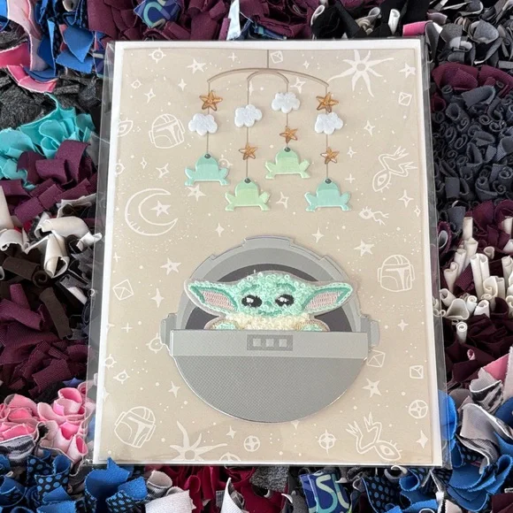 🆕Papyrus/Disney “Star Wars” New Baby Greeting Card