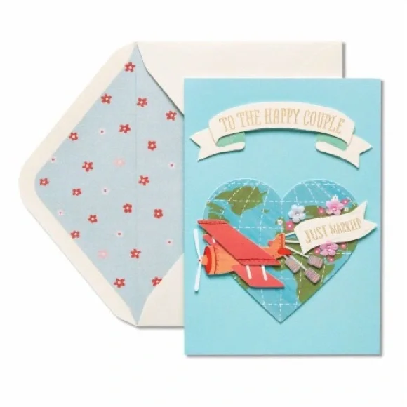 🆕Papyrus 3D “Just Married” Greeting Card