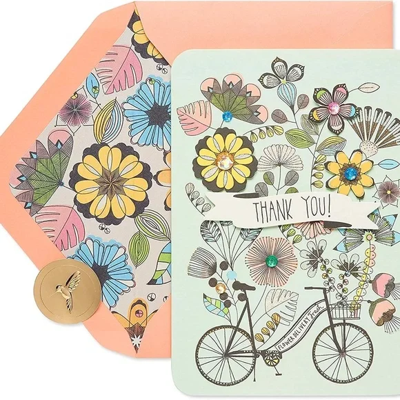🆕Papyrus 3D “Thank You” Greeting Card