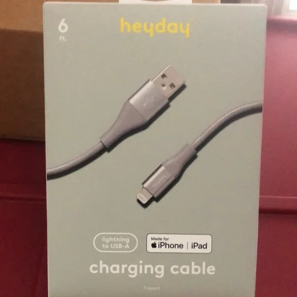 Heyday Silver Charging Cable