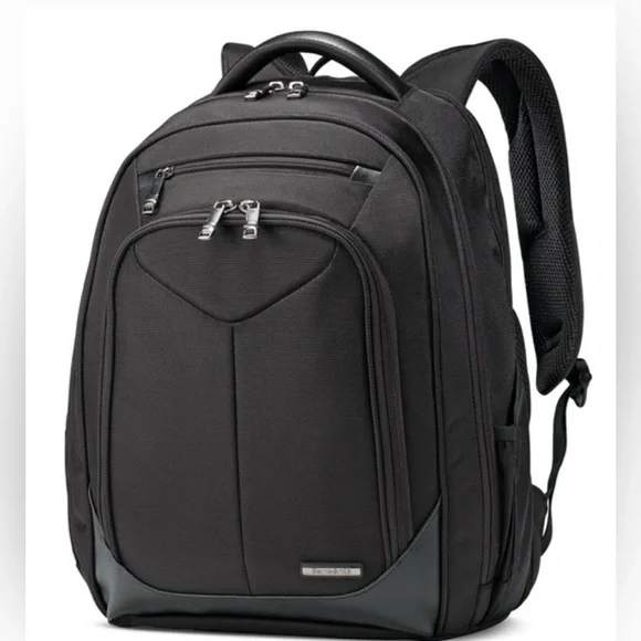 Samsonite Ballistic Check-Point Travel Friendly Laptop Black Backpack-Unisex