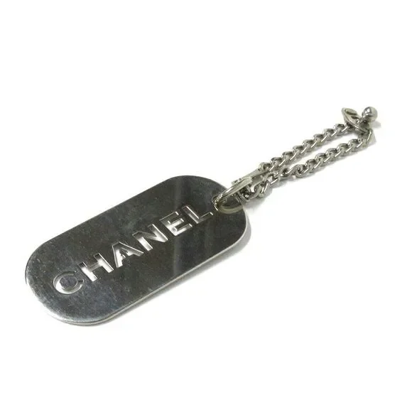 Authentic Chanel Silver Hardware Bag Charm #74712C14B