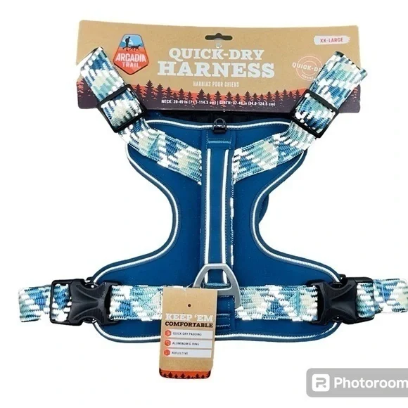Arcadia Trail™ Quick-Dry Reflective Dog Harness All sizes available