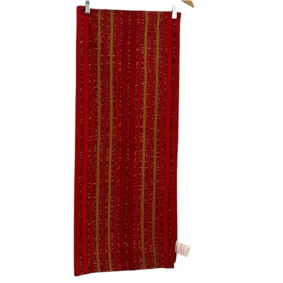 PIER 1 Imports table runner fall theme autumn orange color scheme thanksgiving