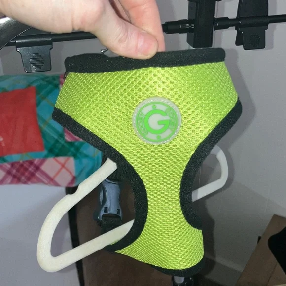 Vibrant Lime Green Dog Harness