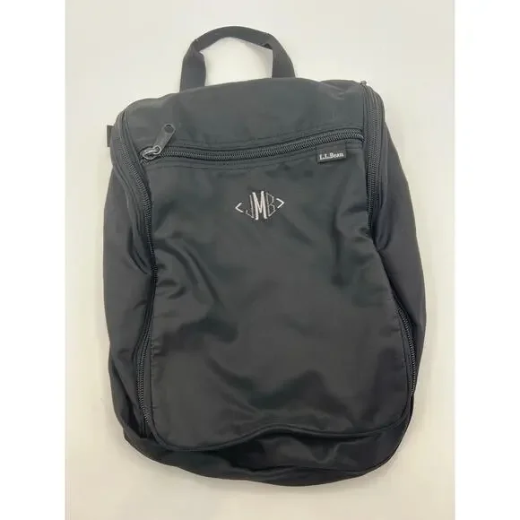 LL Bean‎ Personal Organizer Toiletry Bag, Large In Black