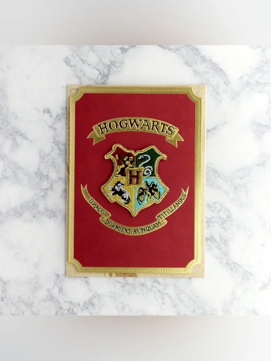 🆕Papyrus-Harry Potter Hogwarts Patch Greeting Card