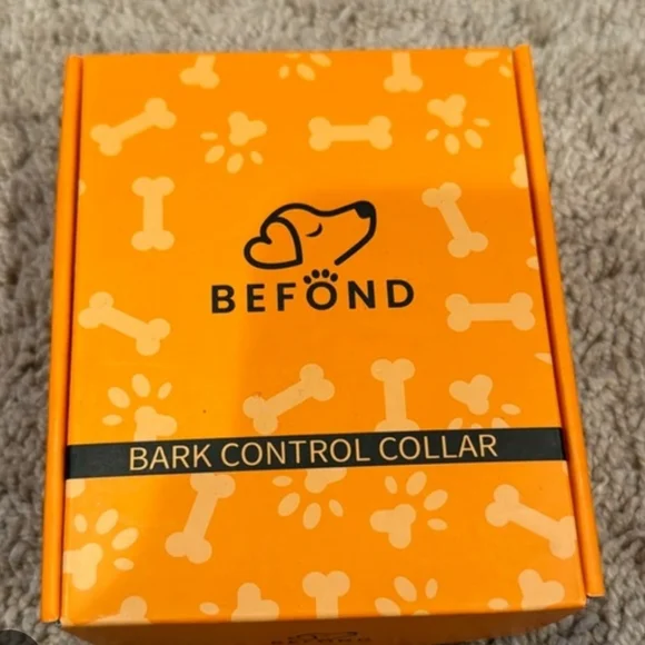 Befond Bark Control Collar in Orange, NIB