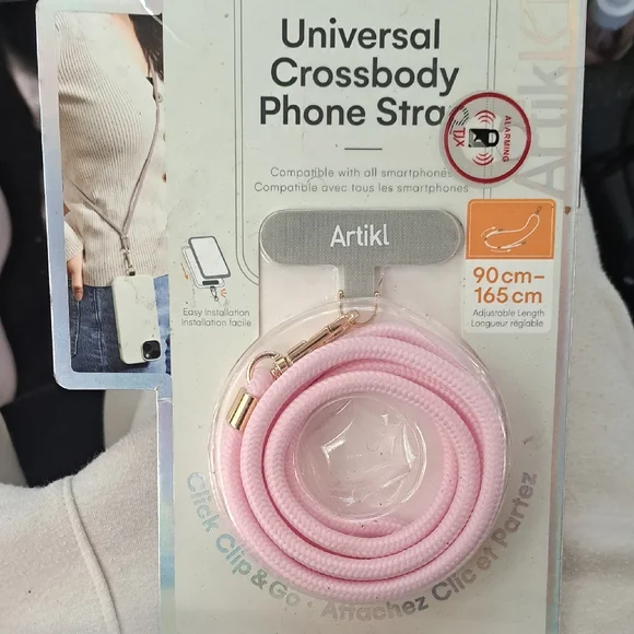 Artikl Pink Universal Crossbody Phone Strap NEW