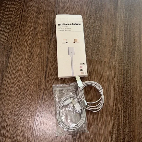 Magnetic cable for iPhone and android