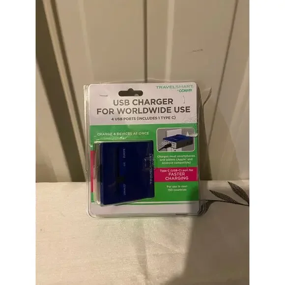 Travelsmart worldwide usb charger