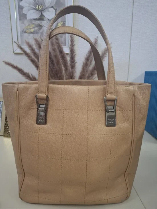 Chanel Chocolate Tote Beige