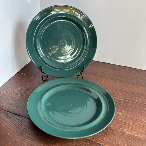 Set Of 2 Retired Pier 1 FESTIVE Teal Green 8
