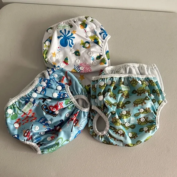 Colorful Kids Swim Diapers