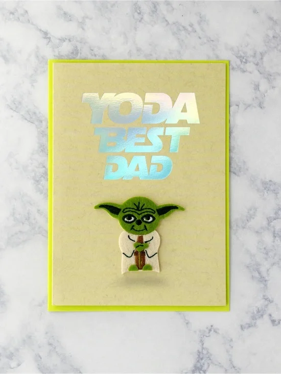 🆕Papyrus-Star Wars Yoda Father’s Day Greeting Card