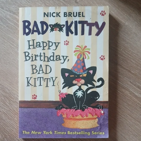 Bad Kitty Birthday Invitation Card