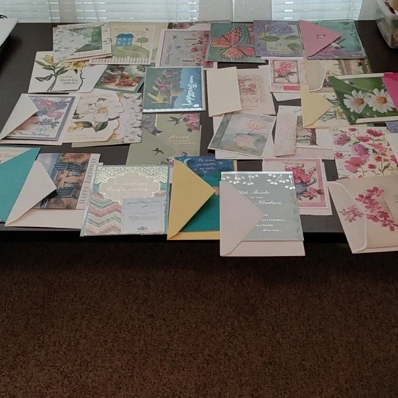 Bundle 30 Assorted Greeting Cards with Matching Envelopes For Various Occasions