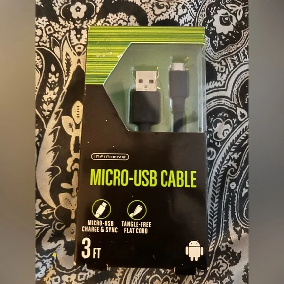 Black Micro-USB Cable