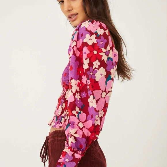 Free People Ariana printed top