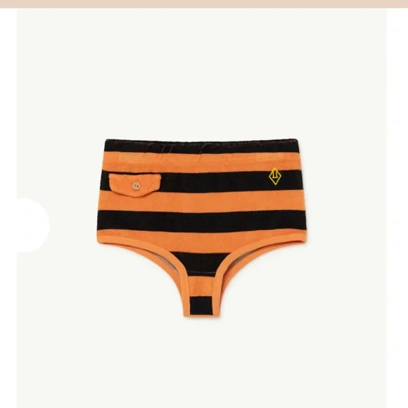 The animals observatory Orange Stripes Chicken Culotte/cover