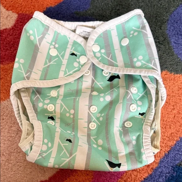 Thirsties diaper cover, GUC, size Two, Snap closure, adjustable snaps
