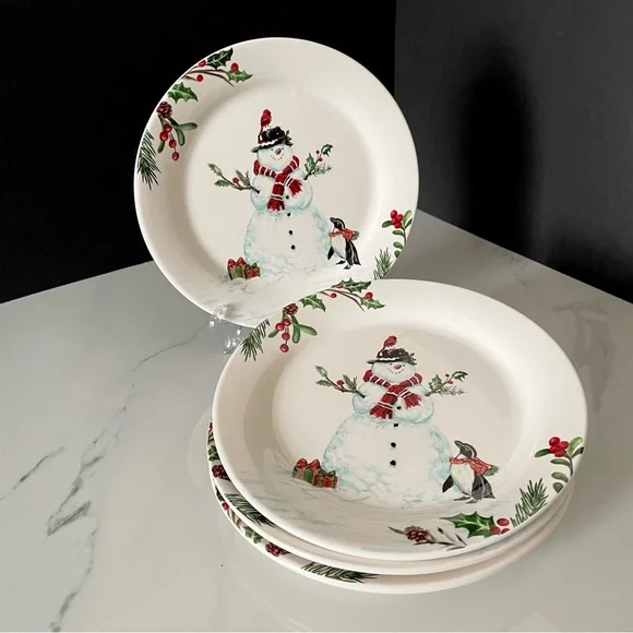SET of 4 Snowman Winter Wonders 9
