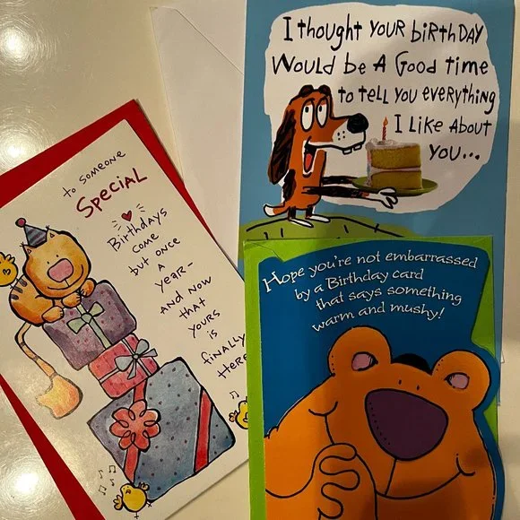 Birthday Cards for‎ Kids (Set of 3)