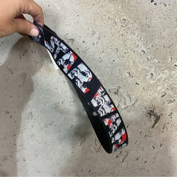 Disney Star Wars black red white small/medium dog collar